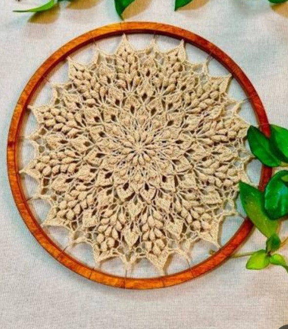دیوارکوب ماندالا مدل دریادا برجسته حدود ۲۰ الی ۲۵ سانت